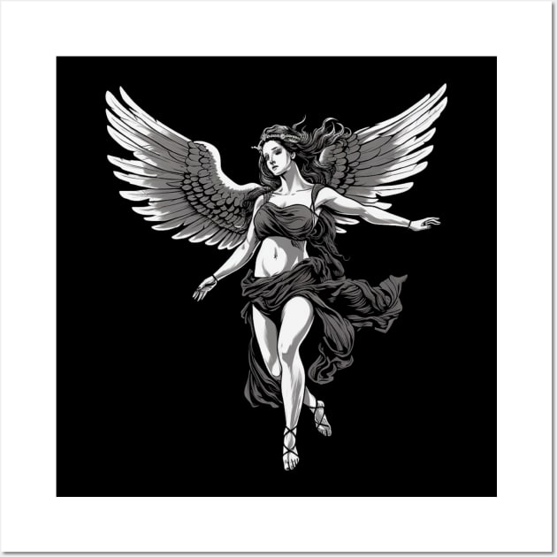 Nike Goddess Wall Art by Graphic Grooves